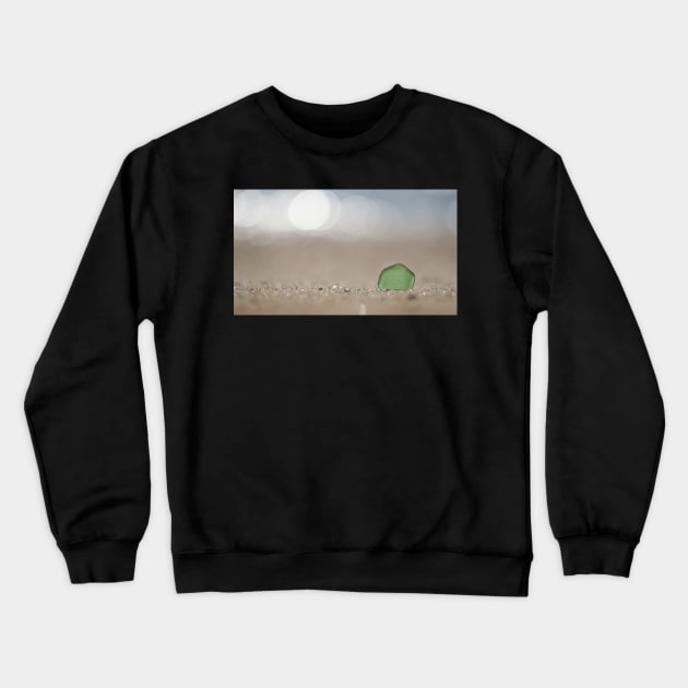 Sea Glass at the Beach Crewneck Sweatshirt by 1Redbublppasswo